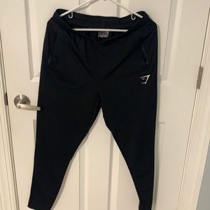 Men’s Gymshark Black Joggers Medium